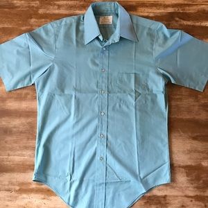 Vintage Sanforized Arrow Short Sleeve Shirt Size S